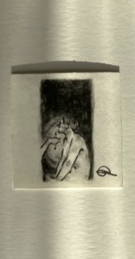 Dessin en noir et blanc d une femme qui pleure