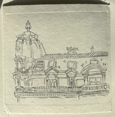 Dessin d appartements parisiens illustration architecturale