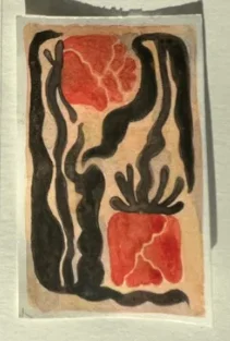 Croquis en noir et blanc dessin original